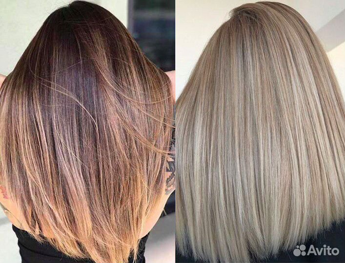 Окрашивание волос модель