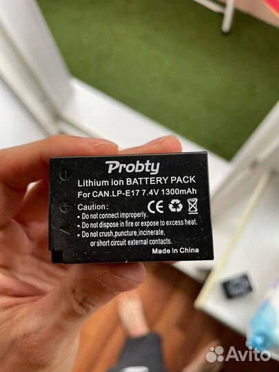 Аккумулятор Probty для Canon EOS M3 M5 M6