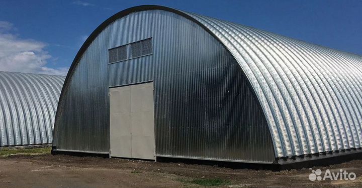 Строительство гаража склада ангара из сэндвич пане
