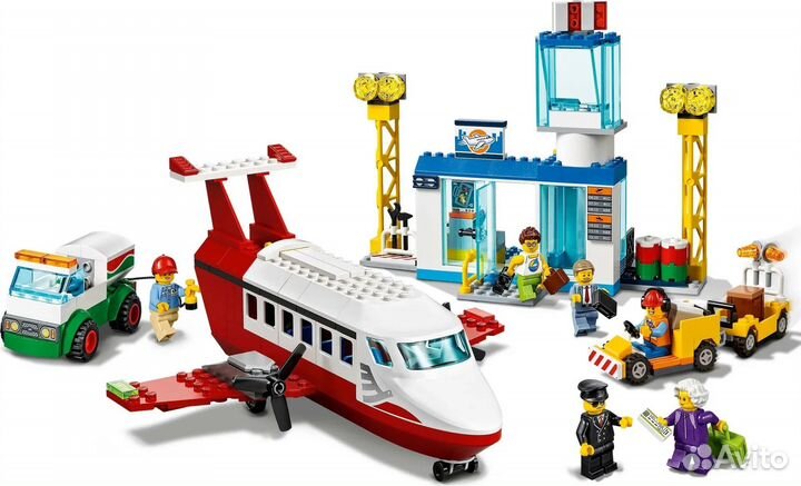 Lego city 60261 городской аэропорт, 4+