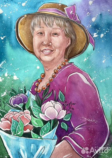 Шарж / портрет по фото