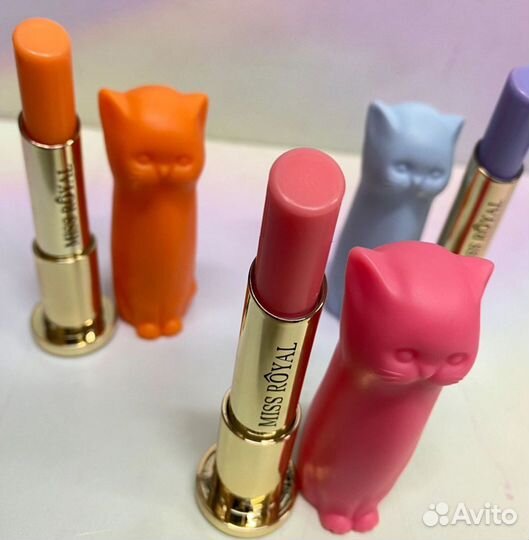 Бальзам для губ котик набор