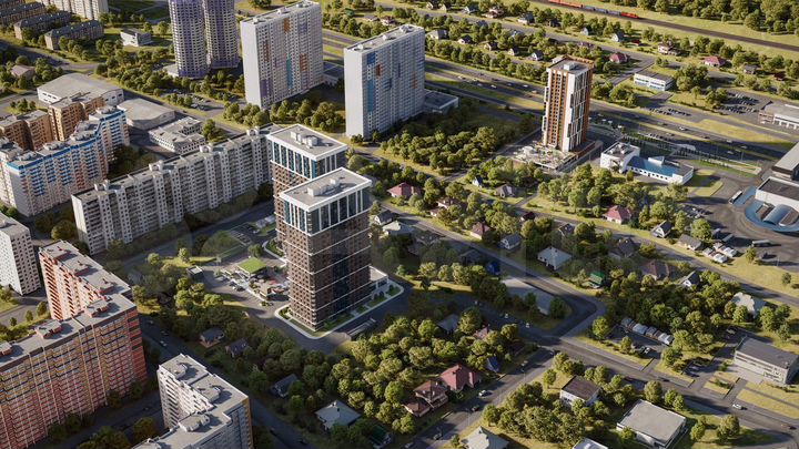 2-к. квартира, 69,1 м², 11/25 эт.