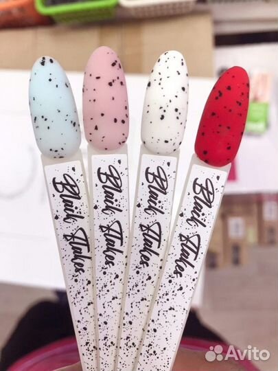 Топ для гель лака с эффектом хлопьев мелкие/крупны