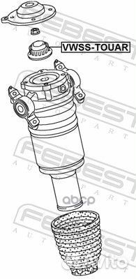Опора амортизатора VW Touareg 11 vwsstouar Fe