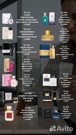 Духи парфюм Гринвей/Эмпирео