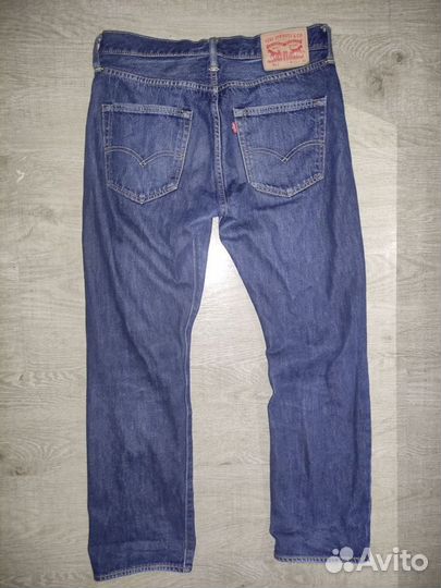 Джинсы темно синие levis 501