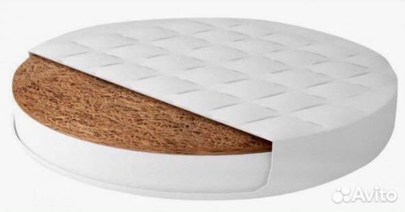 Матрасик для круглой кроватки