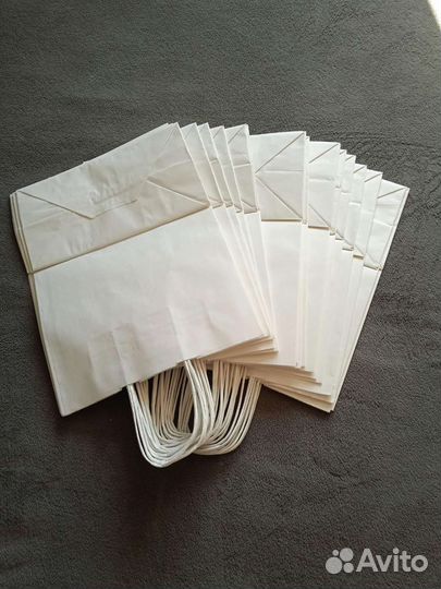 Крафт пакеты с ручками