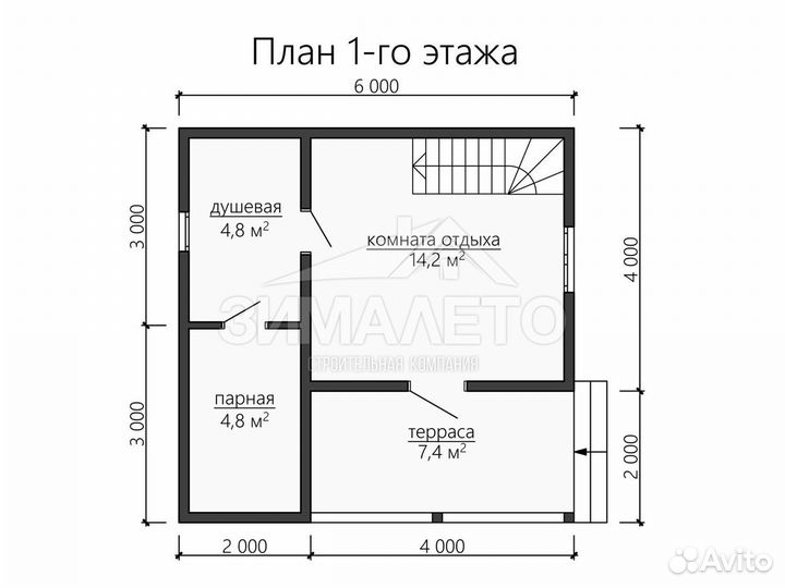 Баня под ключ каркасная