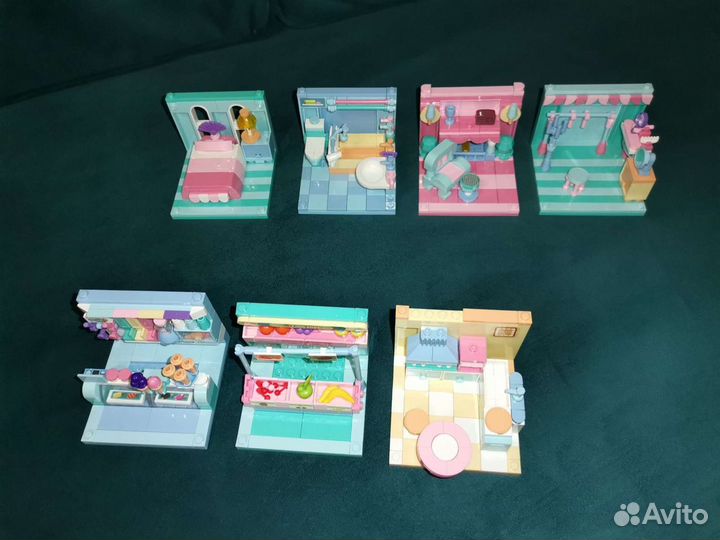 Конструктор sluban комплектом из 7 штук