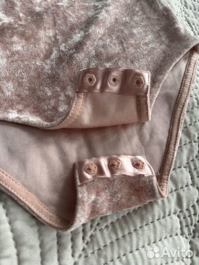 Боди zara для девочки бархатное 116