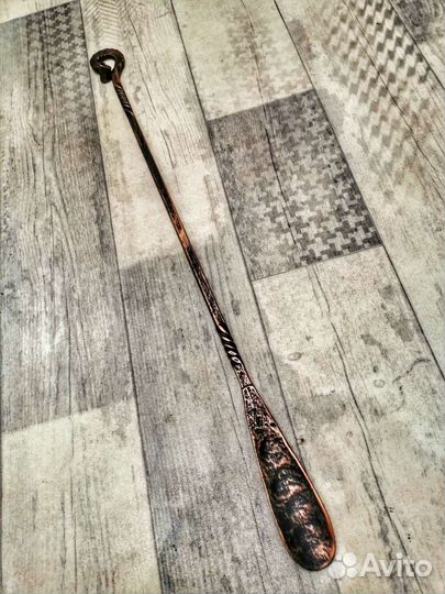 Ложка для обуви кованая