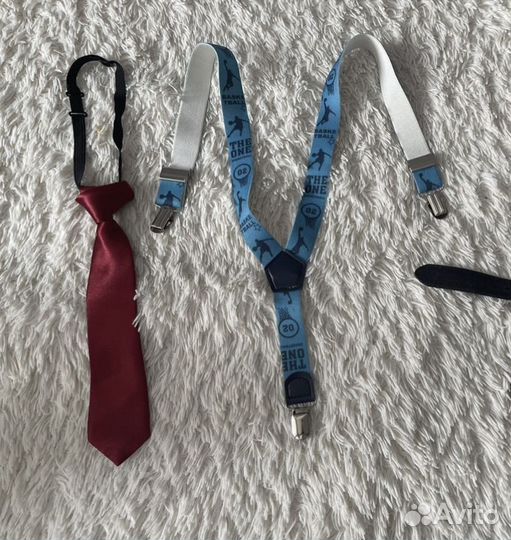 Подтяжки галстук детский