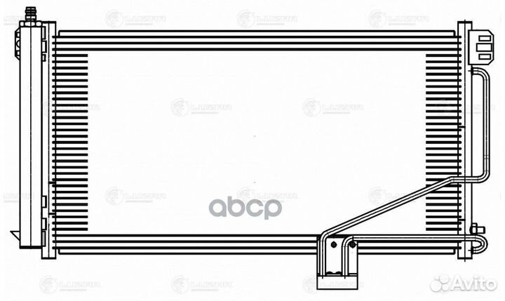 Радиатор кондиционера Mercedes-Benz C (W203) (0