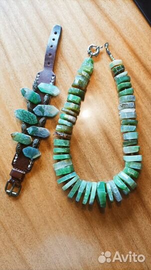 Бусы из оникса