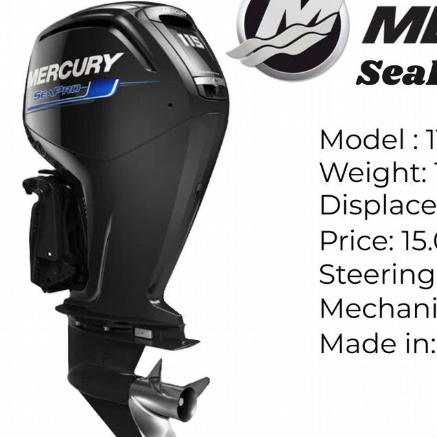 Лодочный мотор Mercury SeaPro 115EL/XL PT 4S