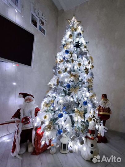 Елка искусственная белая бу