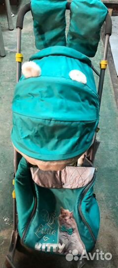 Санки коляска зимние