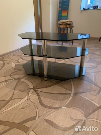 Стеклянная тумба/столик