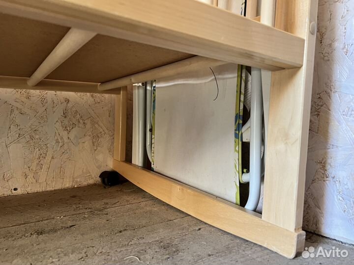 Детская кроватка люлька деревянная