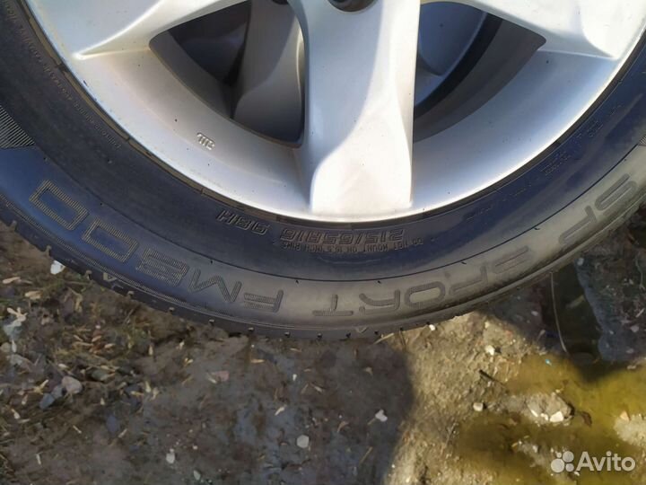 Резина на дисках 215/65/16 nissan qashqai