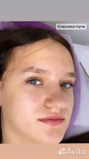 Наращивание ресниц модель