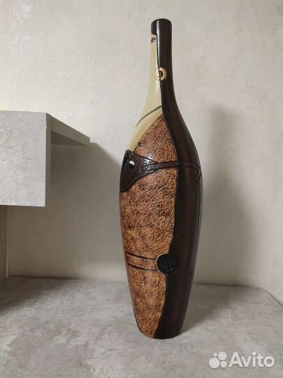 Декоративная бутылка(украшение интерьера)