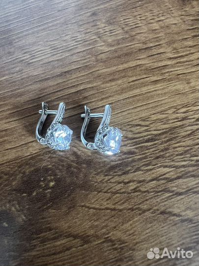 Серьги серебро