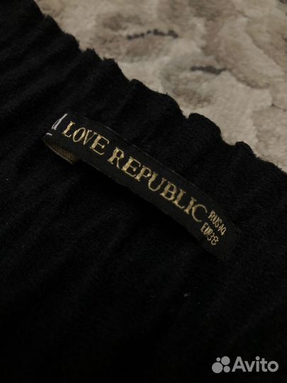 Кожаная юбка Love Republic