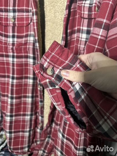 Рубашка мужская теплая на меху Wrangler L 50