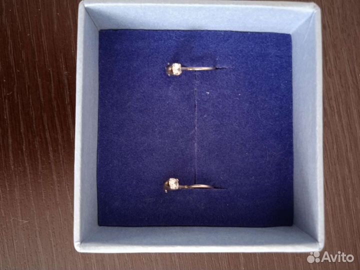 Серьги детские серебро