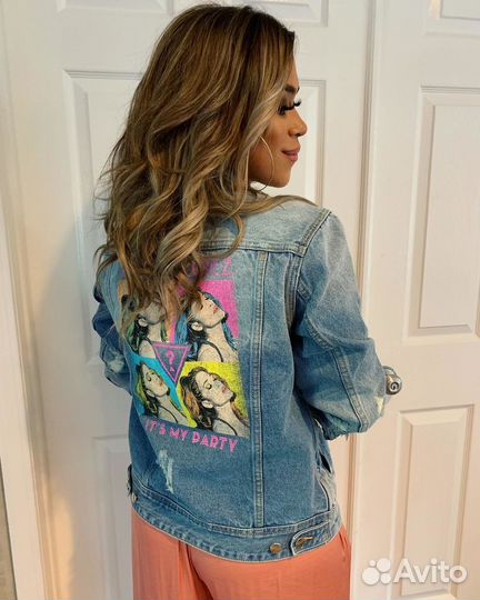 Джинсовая куртка guess JLO