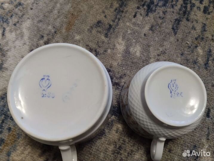 Чашки и молочник завода Пролетарий