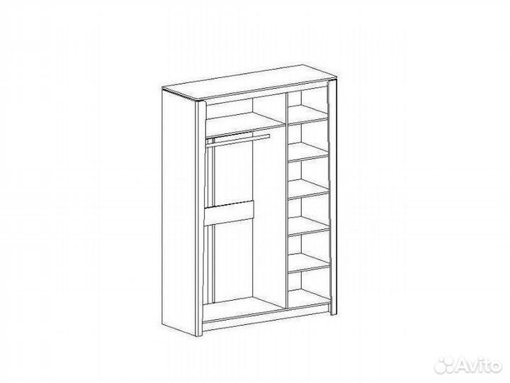 Новый Шкаф трехдверный 