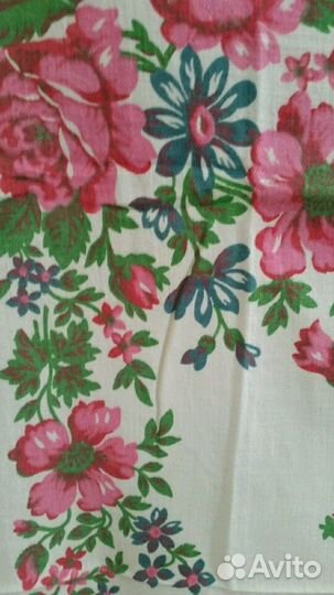 Павлопосадские платки СССР. Новые. Х/б. П/ш