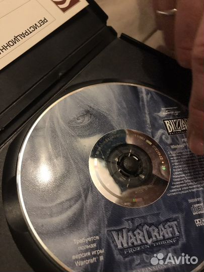 Warcraft 3 box лицензия