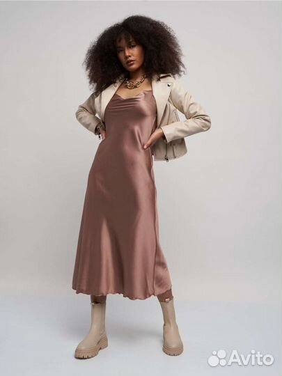 Платье комбинация шелковое женское вечернее новое