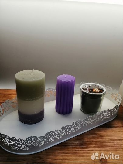 Икеа samverka. Поднос для свечи
