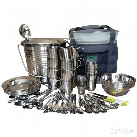 Набор посуды для пикника на 12 персон. Доставка