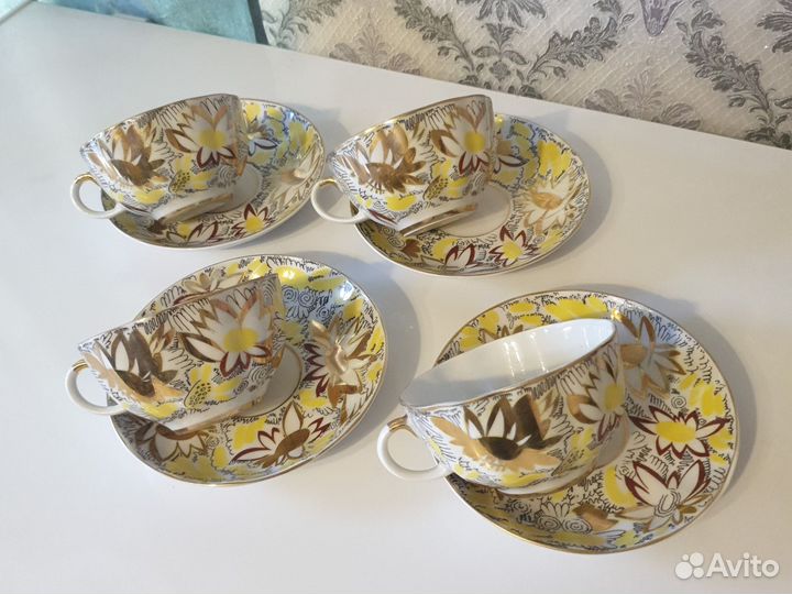 Чайная пара лфз (Золотые ромашки)