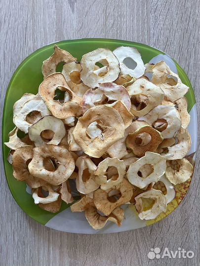 Яблочные чипсы