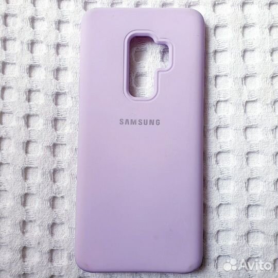 Фиолетовый чехол на Samsung Galaxy S9+