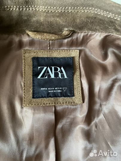 Замшевая куртка Zara
