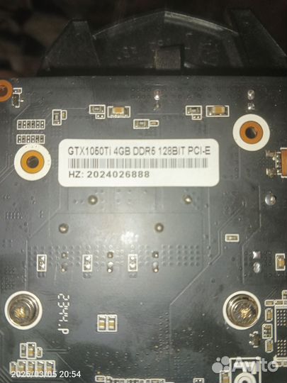 Видеокарта gtx1050ti 4GB