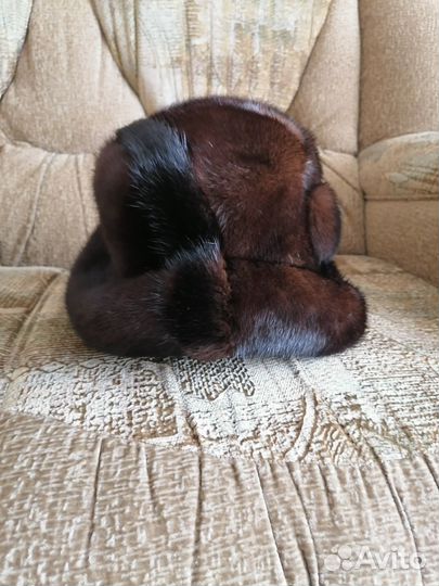 Шапка меховая зимняя женская норковая