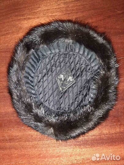 Норковая шапка мужская