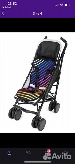 Матрасик вкладыш в коляску и автокресло