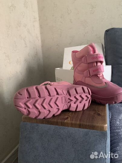 Ботинки зимние для девочки 34 р новые
