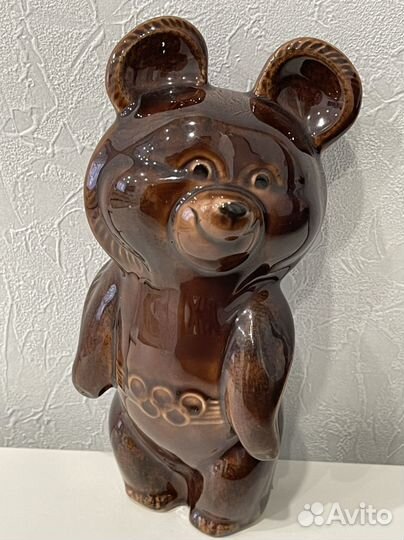 Олимпийский мишка фарфор СССР
